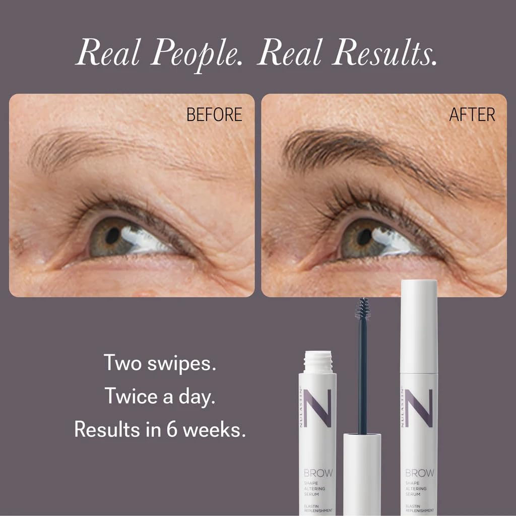 NULASTIN eyebrow serum brush applicator close-up