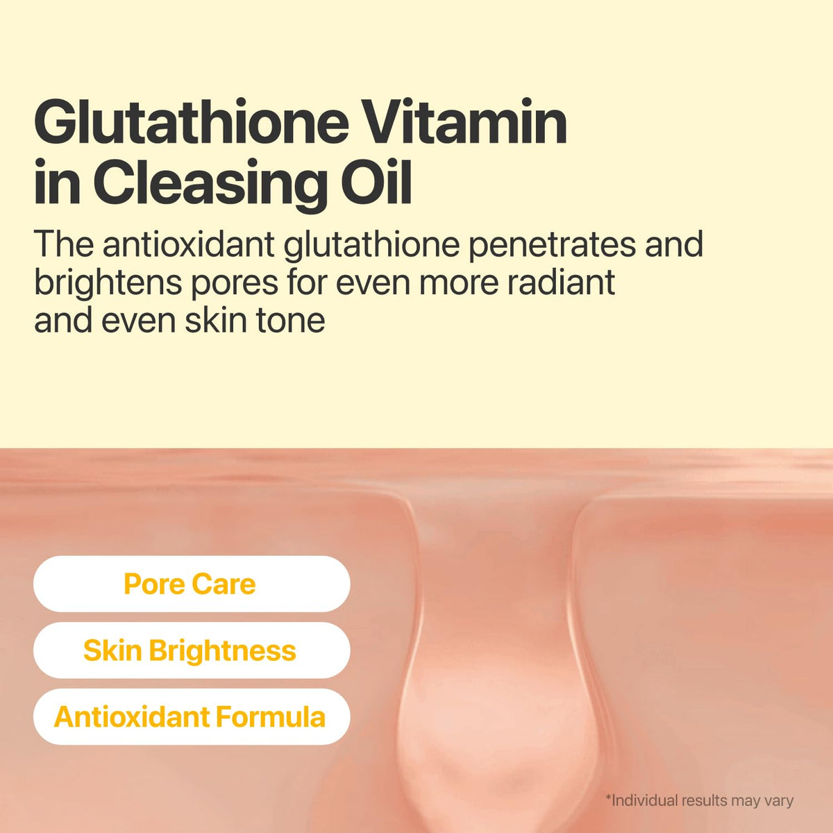 numbuzin Cleansing Oil application on skin