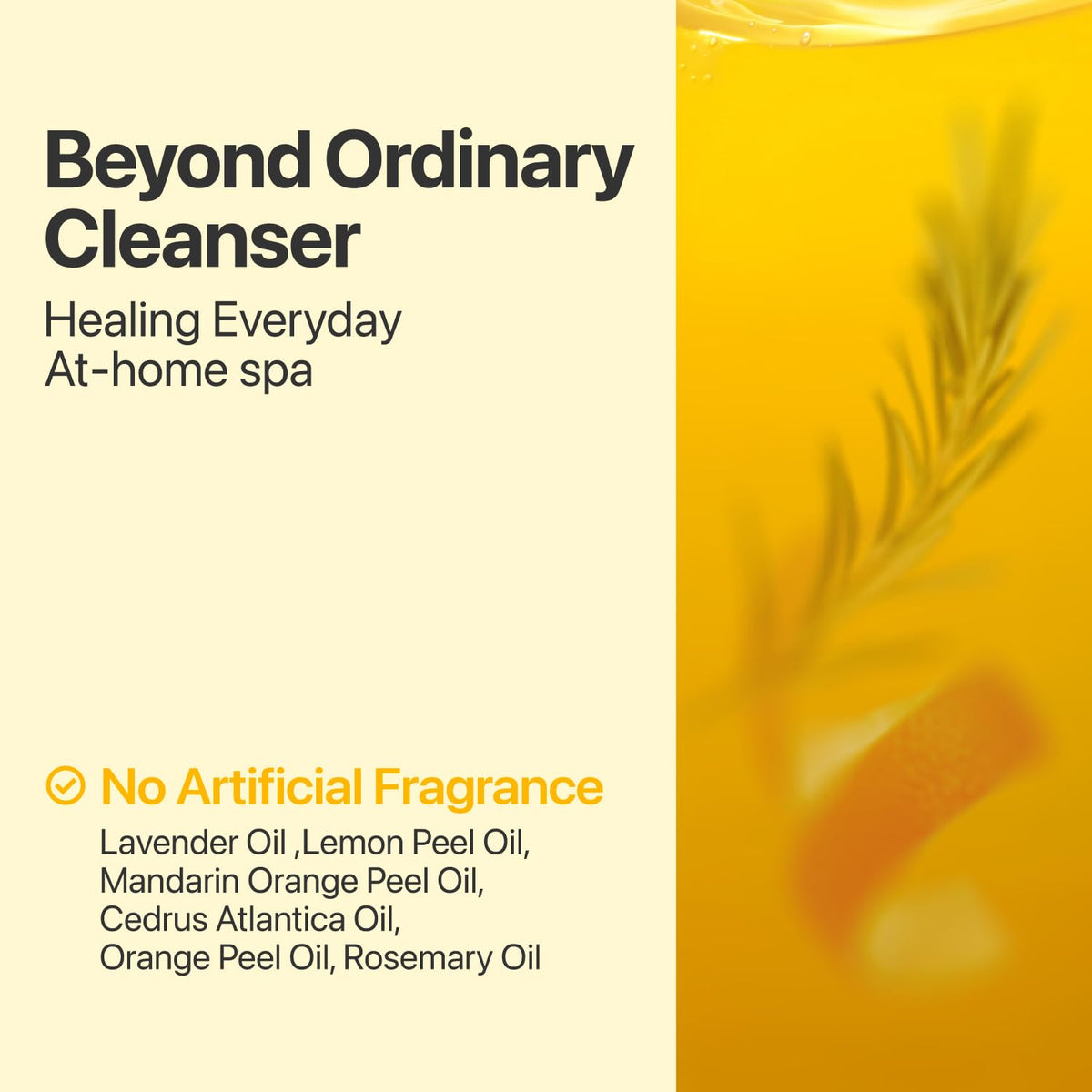 numbuzin Cleansing Oil with ingredients list