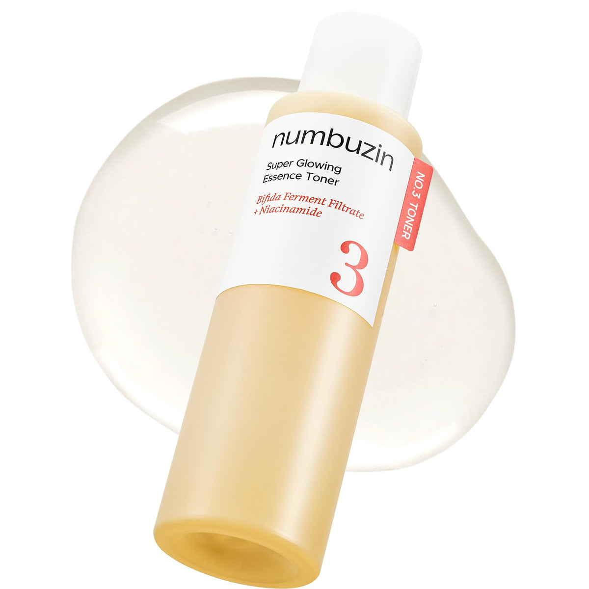 numbuzin No.3 Super Glowing Essence Toner front view 200ml