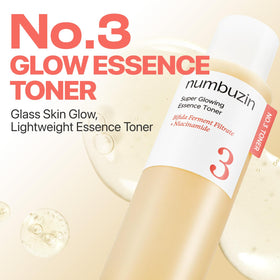 numbuzin No.3 toner bottle side view with label