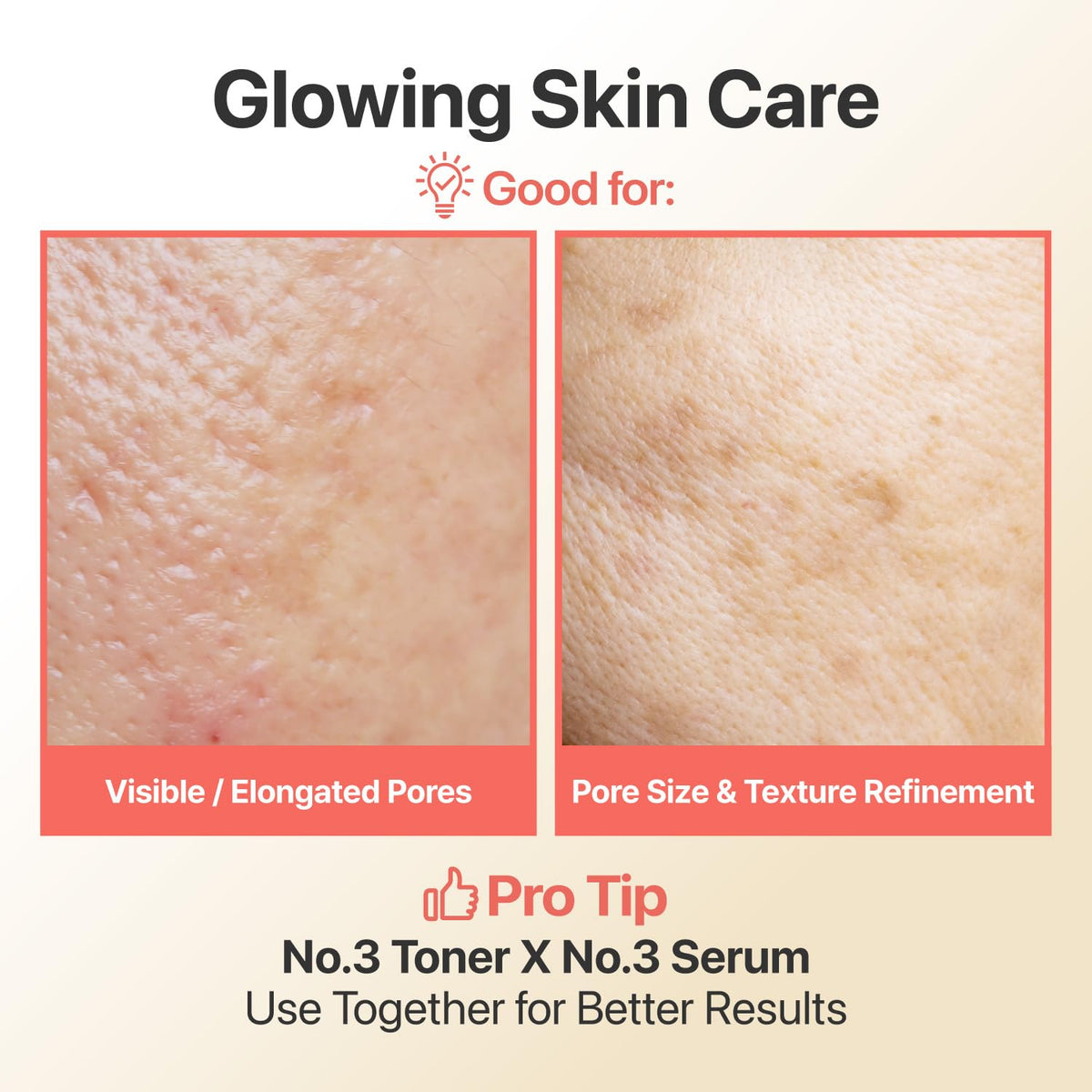 numbuzin No.3 toner with other skincare products