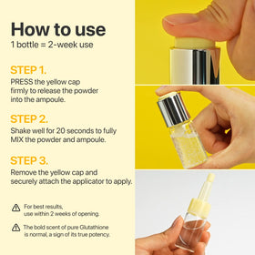 numbuzin No.5 Glutathione TXA Dark Spot Ampoule dropper close-up