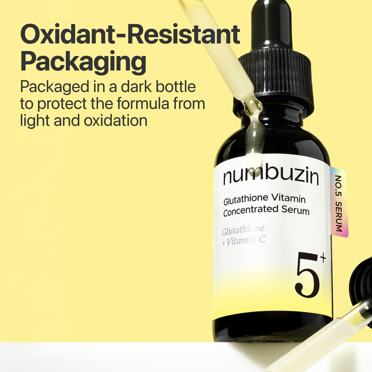 numbuzin No.5 Serum ingredients list close-up