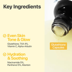numbuzin No.5 Serum lifestyle scene with flowers