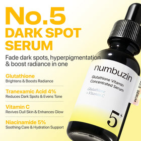 numbuzin No.5 Vitamin Serum bottle side view