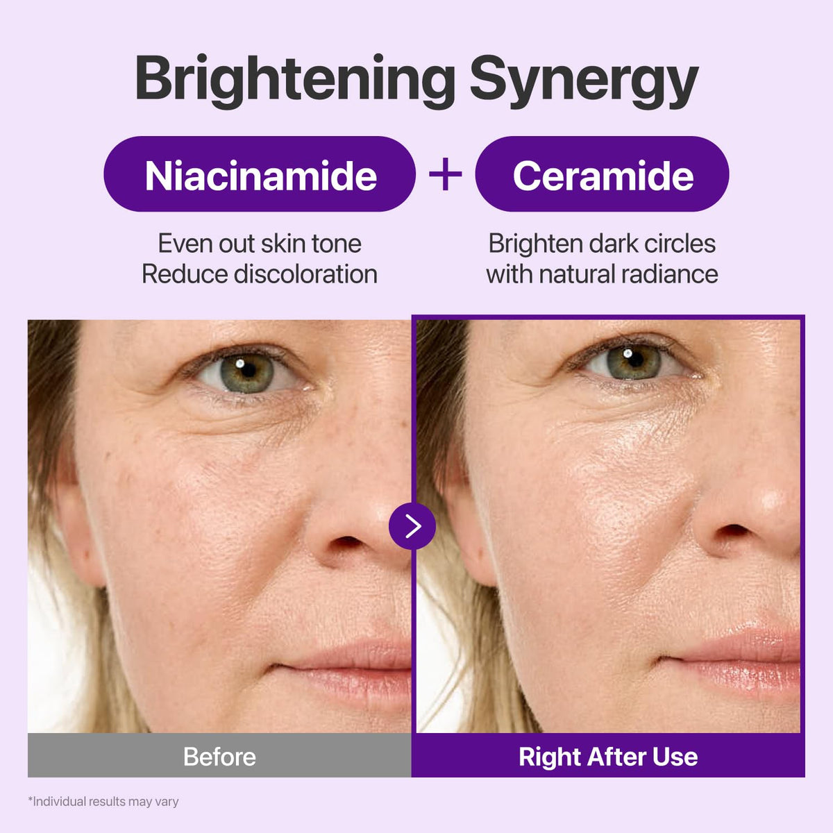 numbuzin No.9 NAD+ Retinal Eye Cream application on skin
