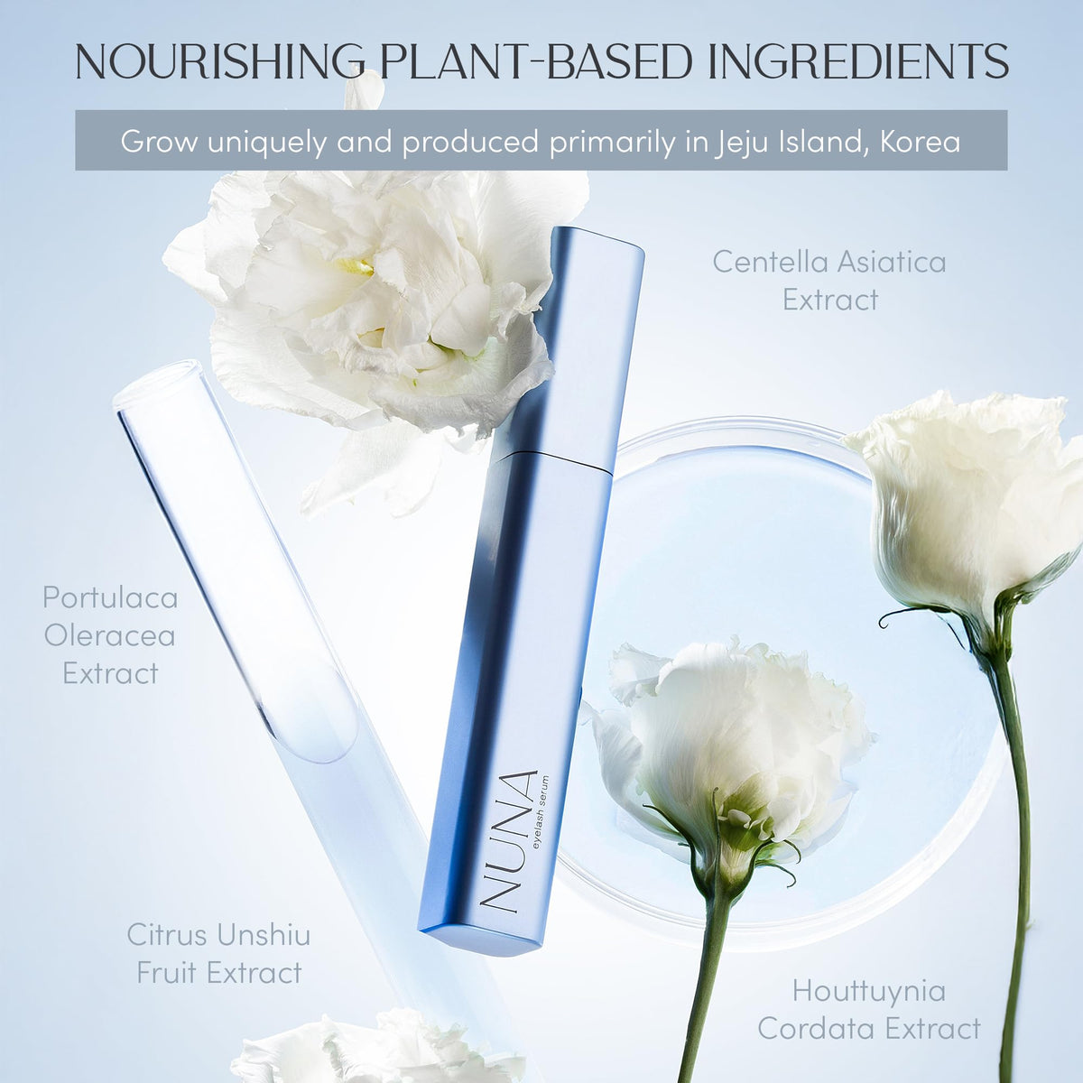 NUNA Eyelash Growth Support Serum applicator tip