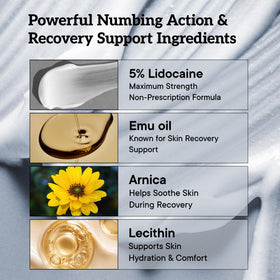 Nupharmco Numbing Cream ingredients close-up