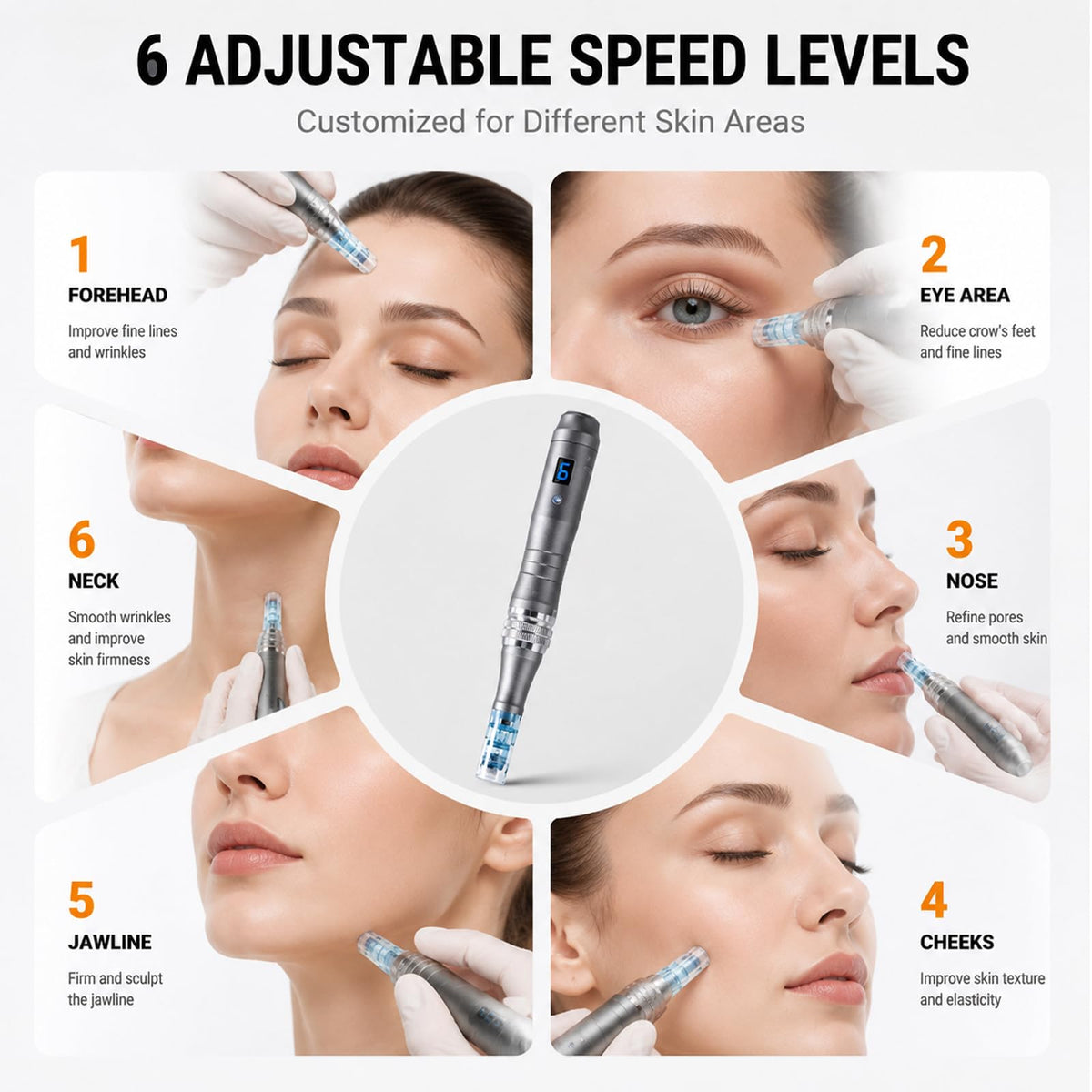 Nurself Microneedling Pen M8 in a bathroom setting