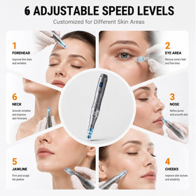 Nurself Microneedling Pen M8 in a bathroom setting