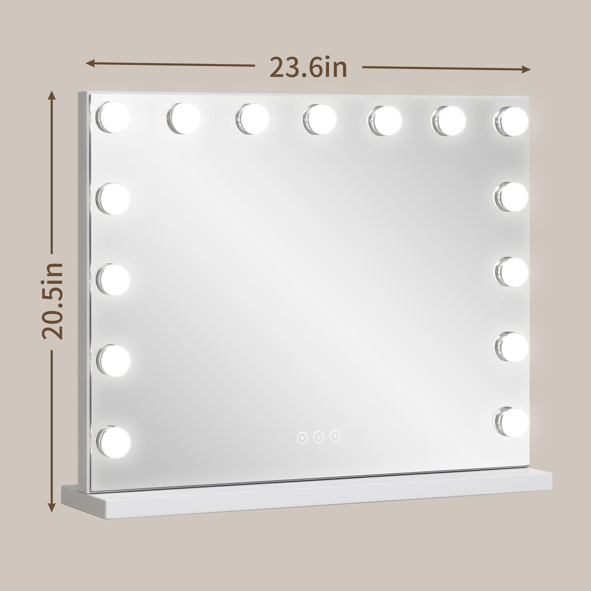 NUSVAN Vanity Mirror in a well-lit dressing room
