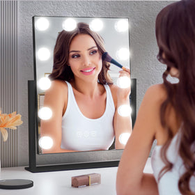 NUSVAN Vanity Mirror in use for makeup application