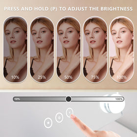 NUSVAN Vanity Mirror with touch control panel