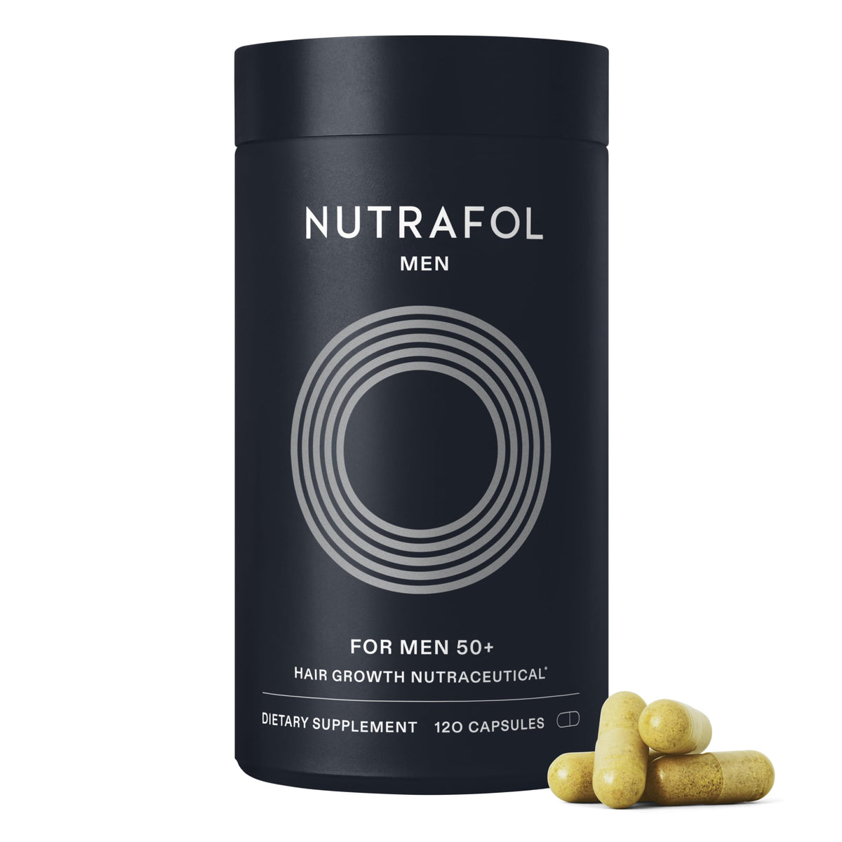 Nutrafol Men 50+ Hair Growth Supplements front view