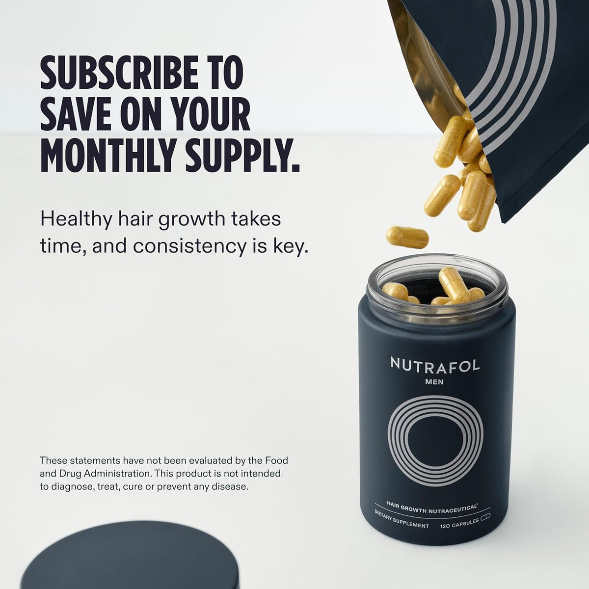 Nutrafol Men Hair Growth Supplements packaging details