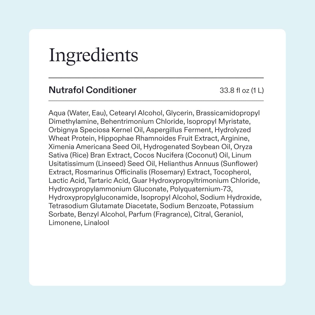 Nutrafol Strand Defender Conditioner 1L in bathroom setting