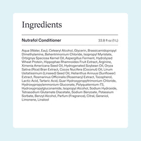 Nutrafol Strand Defender Conditioner 1L in bathroom setting
