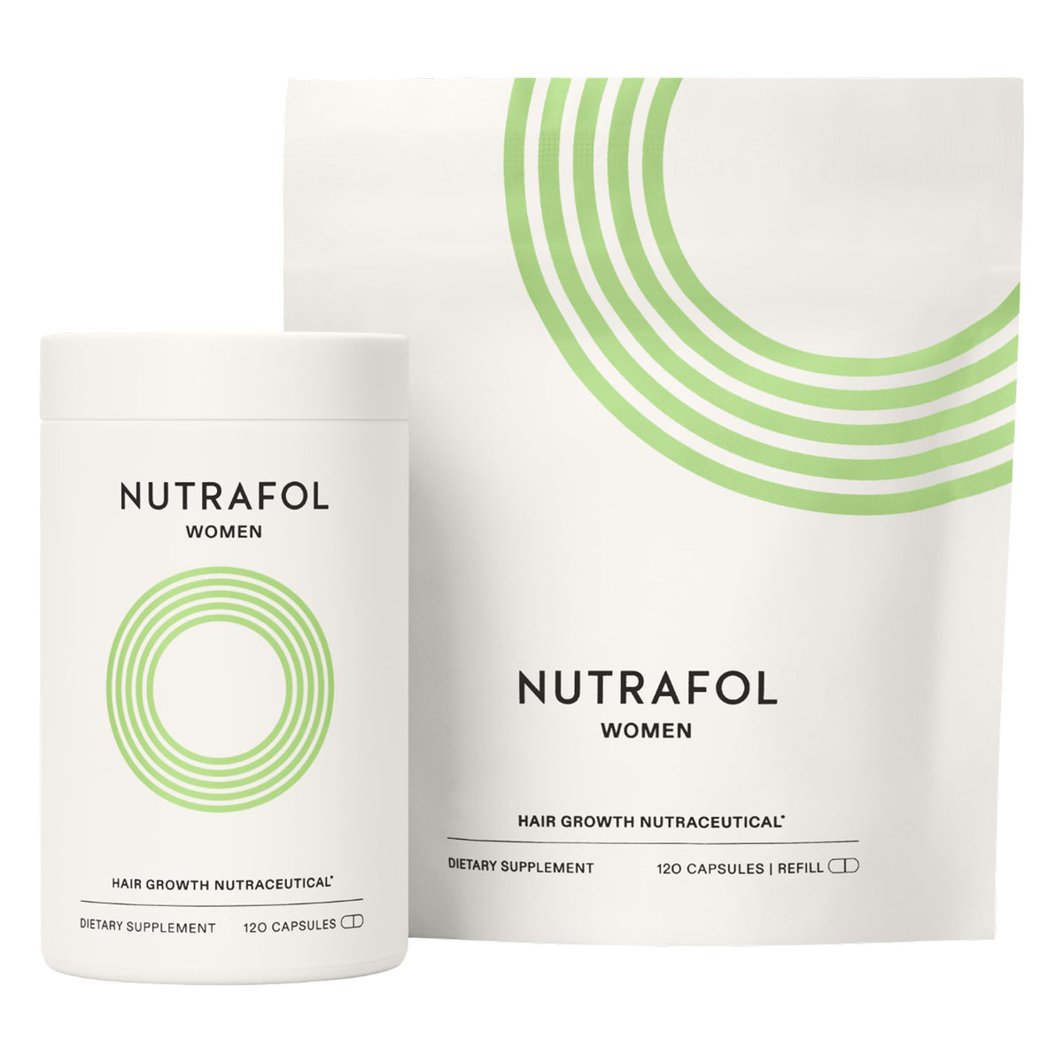 Nutrafol Women Hair Growth Supplements bottle front view