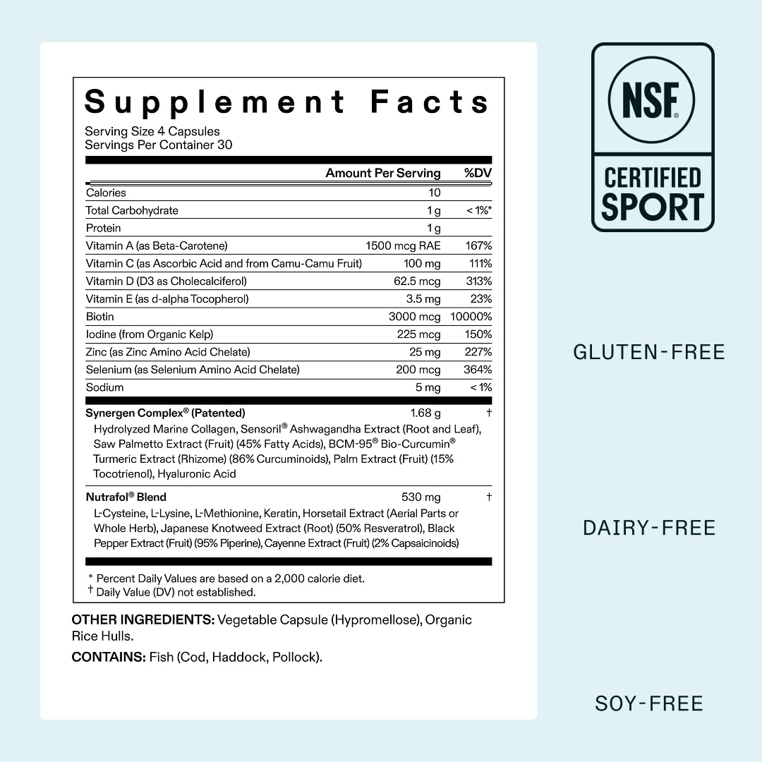 Nutrafol Women Hair Growth Supplements lifestyle scene