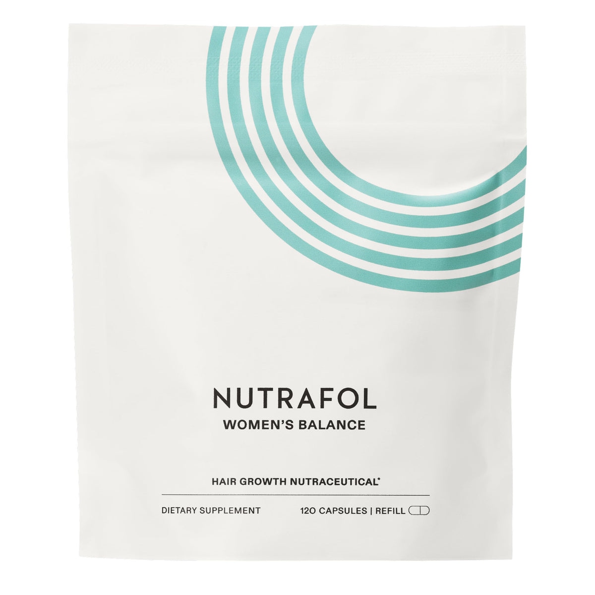Nutrafol Women's Balance Hair Growth Supplements 1-month pouch front view