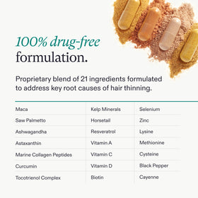 Nutrafol Women's Balance Hair Growth Supplements packaging side view