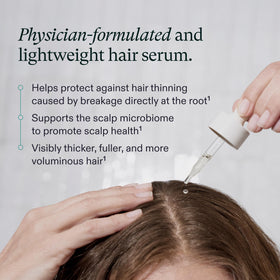 Nutrafol Women's Hair Serum packaging with ingredients listed