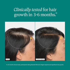 Nutrafol Women's Vegan Hair Growth Supplements ingredients list