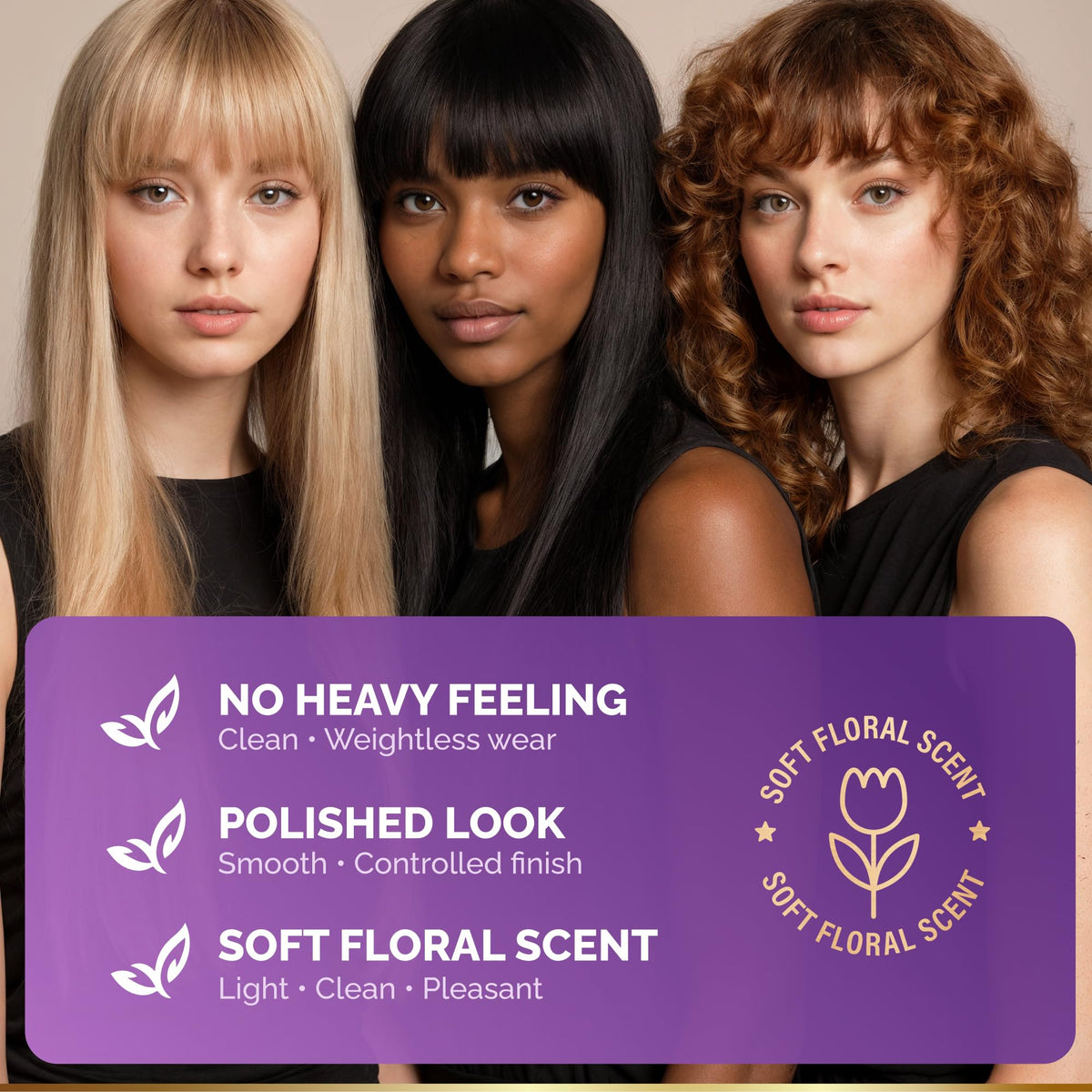 NUTRAHARMONY Hydrating Hair Serum with natural ingredients