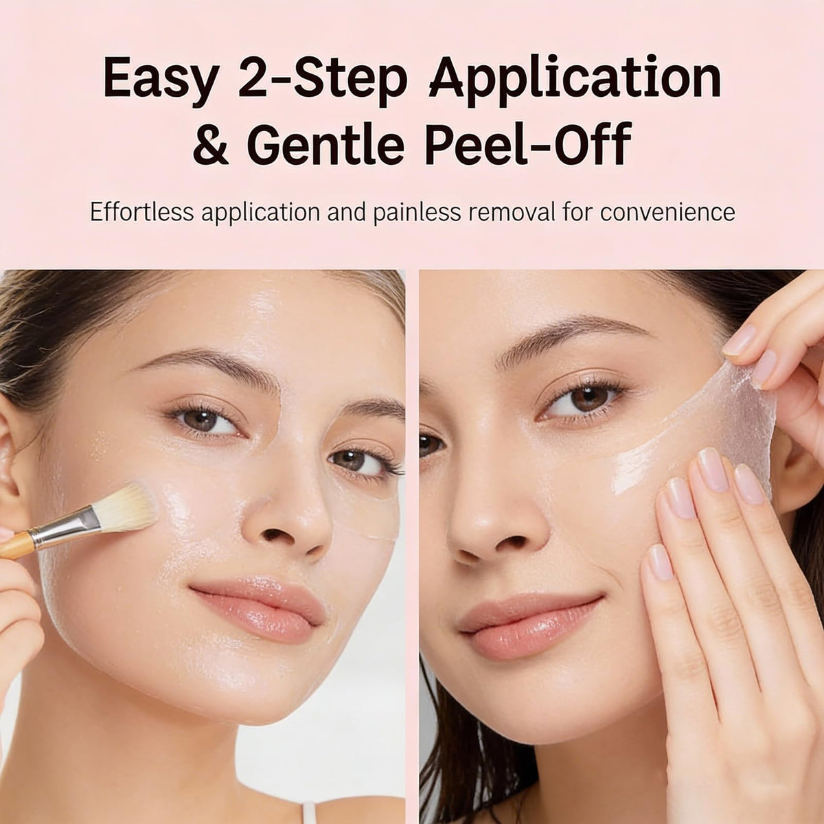 Nuvie Collagen Mask opened with product visible
