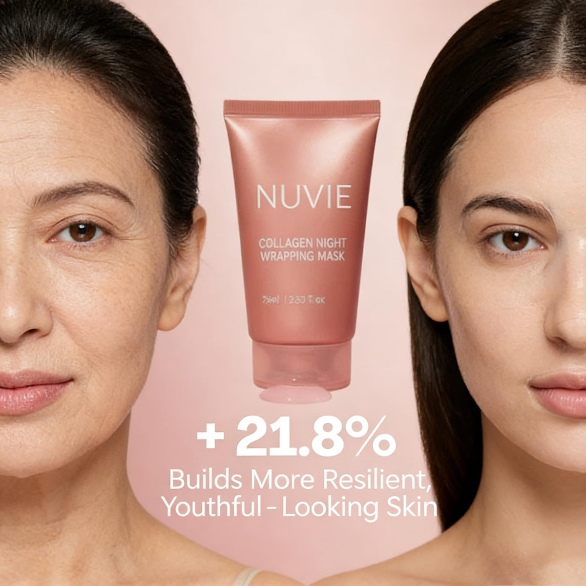 Nuvie Collagen Mask side view