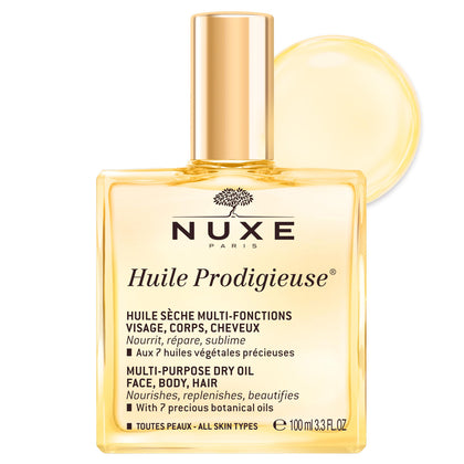 Nuxe Huile Prodigieuse Multi-Purpose Body Oil 3.3 Fl Oz front view