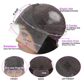 NVL Lace Front Wig 24 Inch on mannequin displaying versatility
