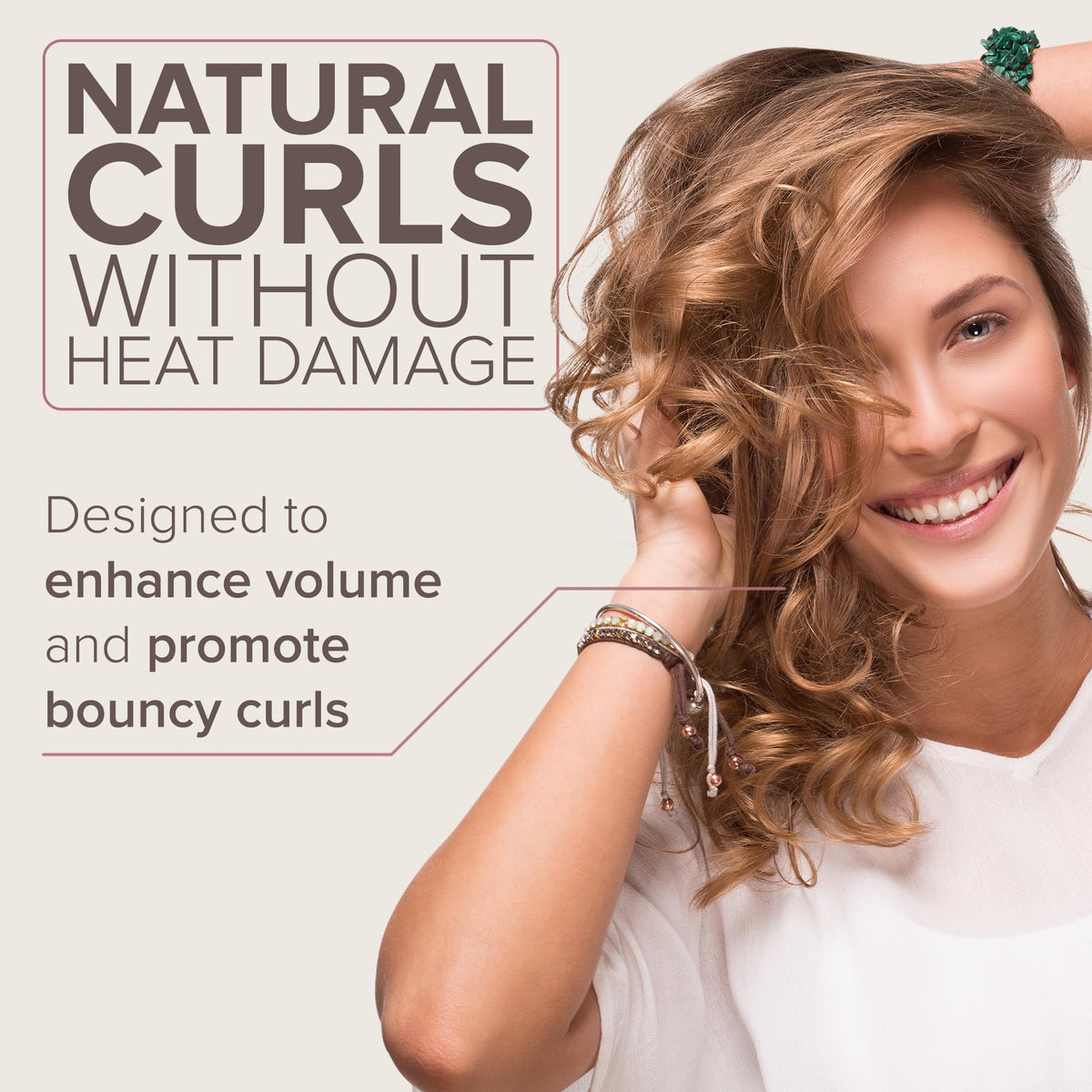 NYK1 Heatless Curlers laid out on a flat surface