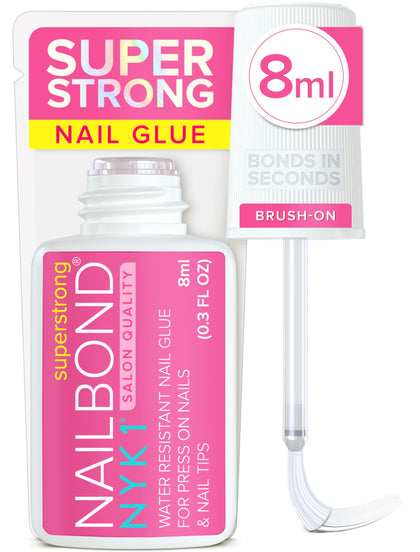 NYK1 Super Strong Nail Glue 8ml front view
