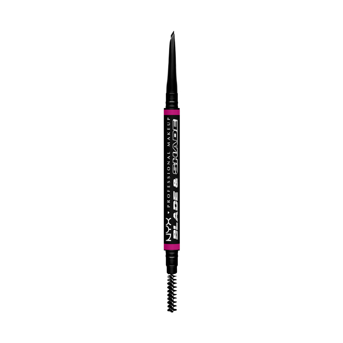 NYX Blade & Shade Brow Pencil front view in Black