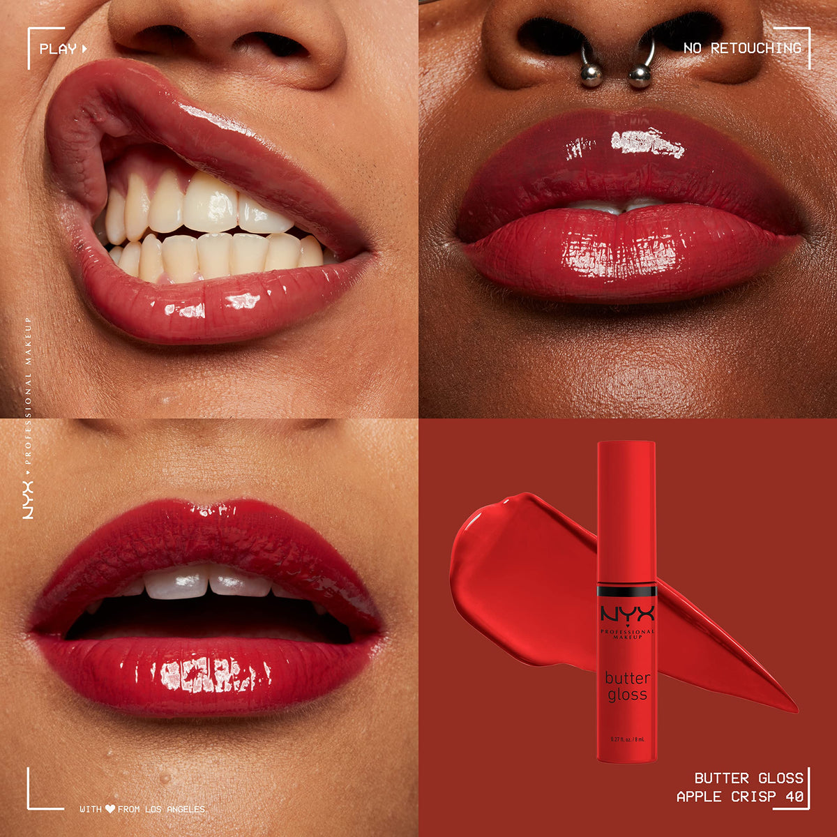 NYX Butter Gloss Apple Crisp packaging