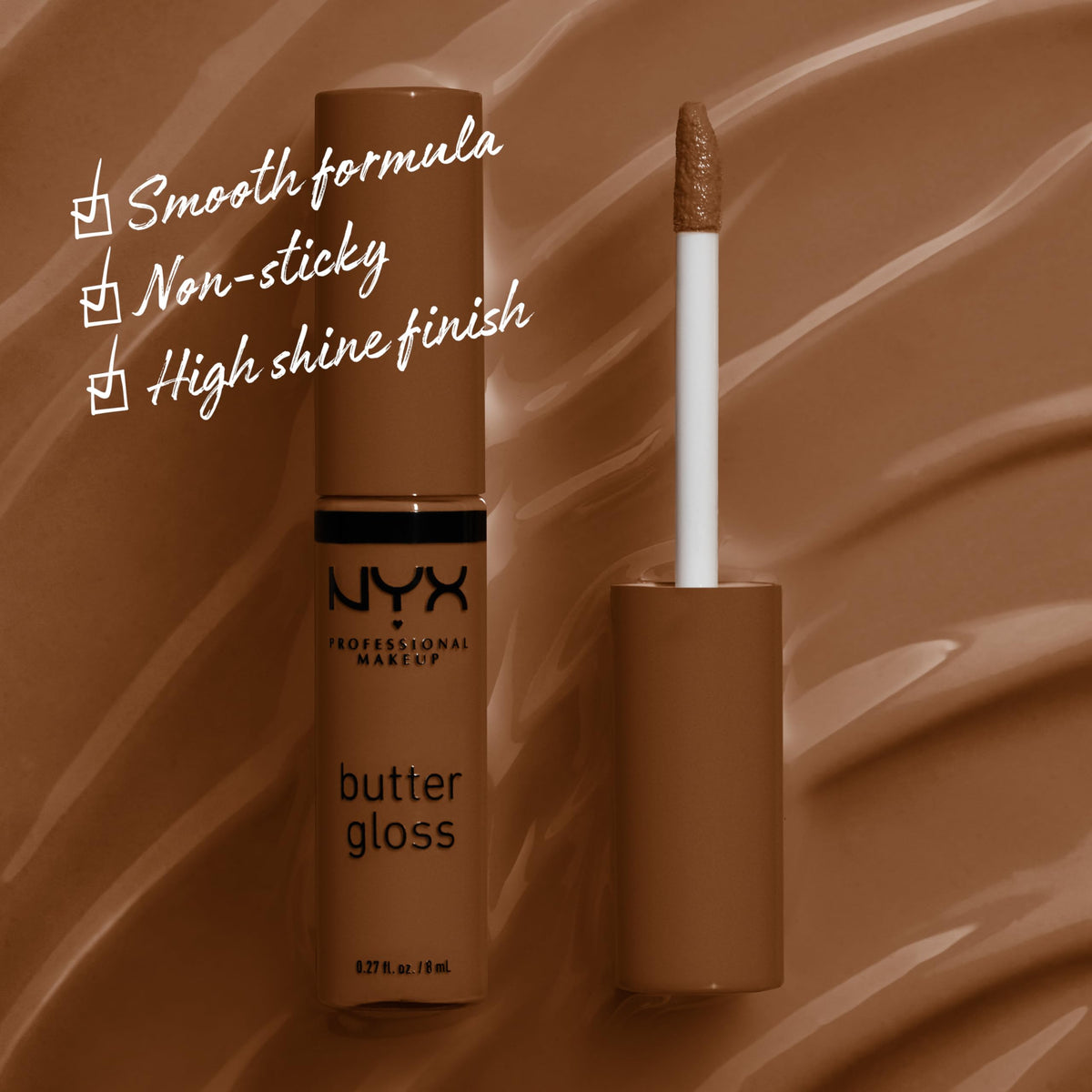 NYX Butter Gloss Brown Sugar 18g packaging