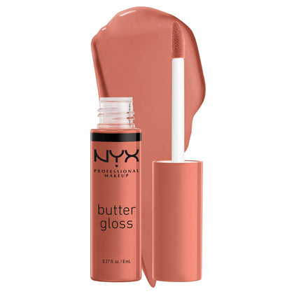 NYX Butter Gloss Brown Sugar 20g front view