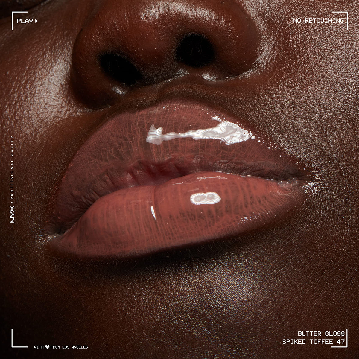 NYX Butter Gloss Brown Sugar lifestyle shot