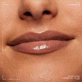 NYX Butter Gloss Brown Sugar with other lip products