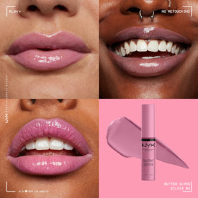 NYX Butter Gloss Eclair applicator close-up