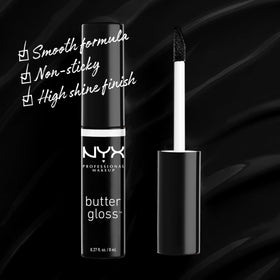 NYX Butter Gloss Licorice tube with applicator