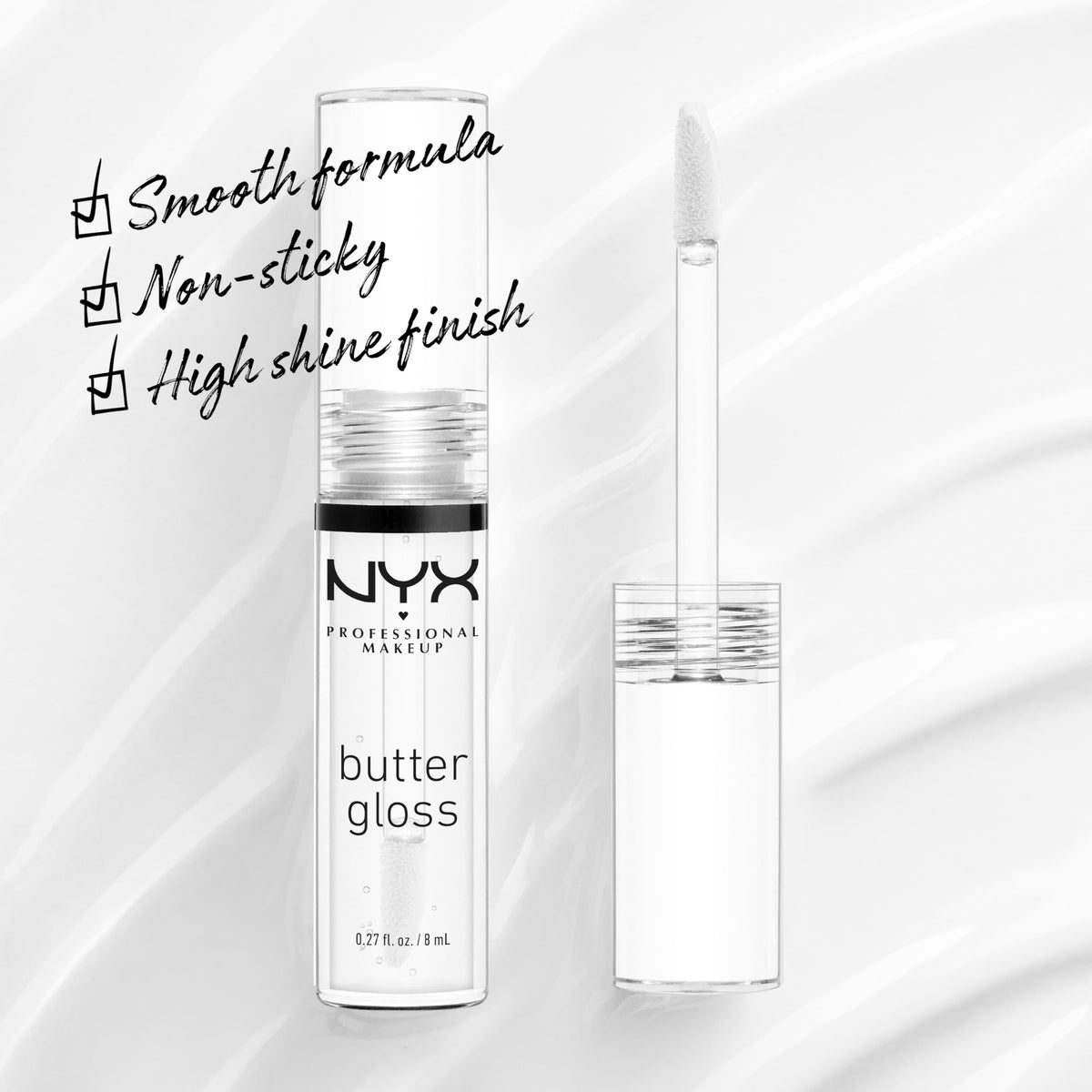 NYX Butter Gloss Sugar Glass packaging