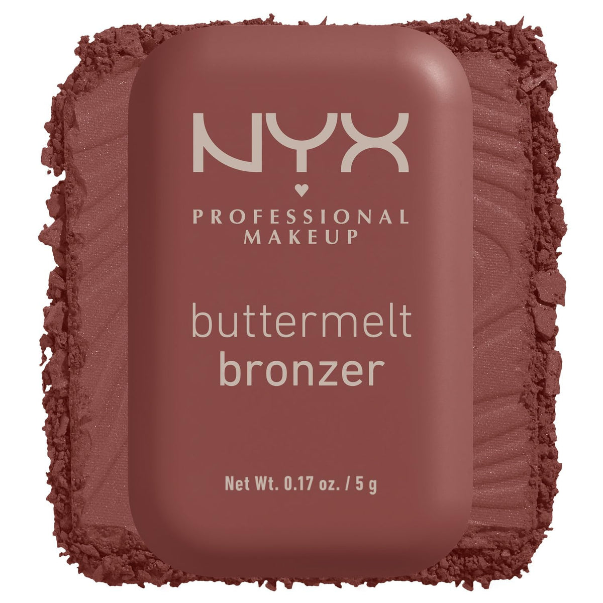 NYX Buttermelt Bronzer Deep Rich Warm Red swatch on skin