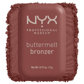 NYX Buttermelt Bronzer Deep Rich Warm Red swatch on skin