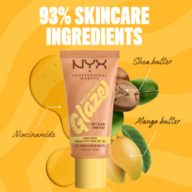 NYX Buttermelt Glaze Skin Tint 02 Vanilla Bean Butta swatch on hand