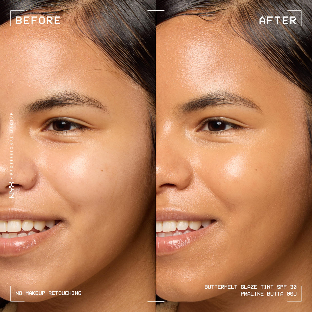 NYX Buttermelt Glaze Skin Tint 06 Praline Butta back view