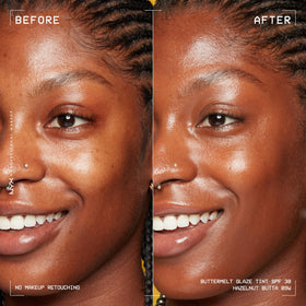 NYX Buttermelt Glaze Skin Tint texture close-up