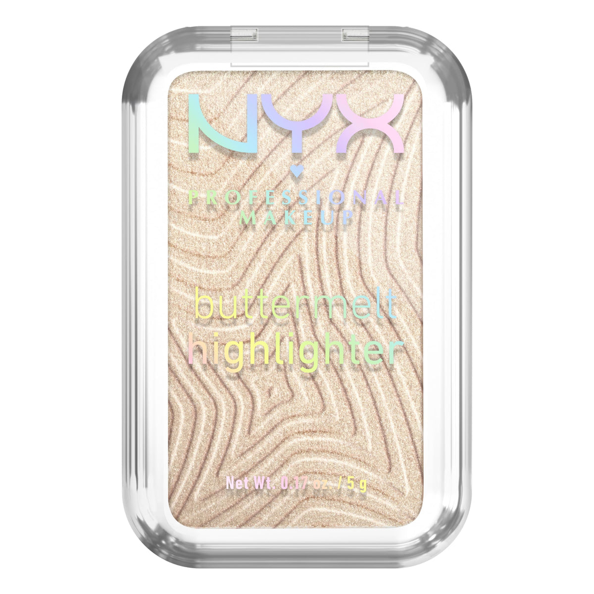 NYX Buttermelt Highlighter 05 Bright and Butta front view